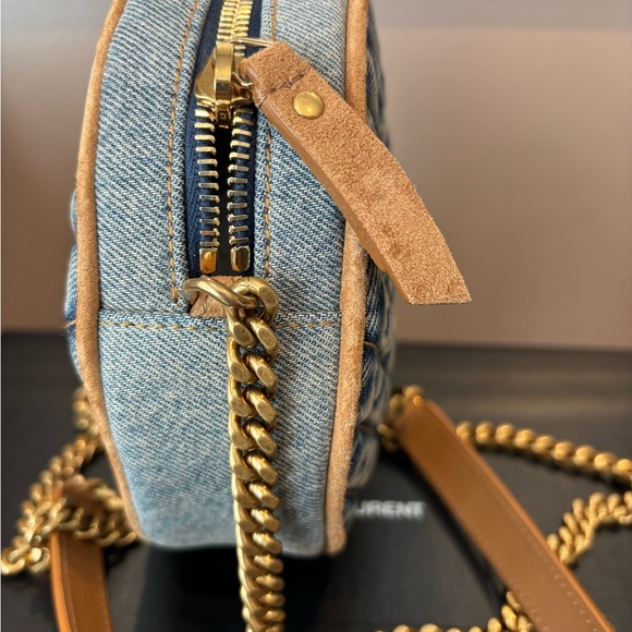 YSL Saint Laurent Denim Rodeo Crossbody Bag - Picture 5 of 7